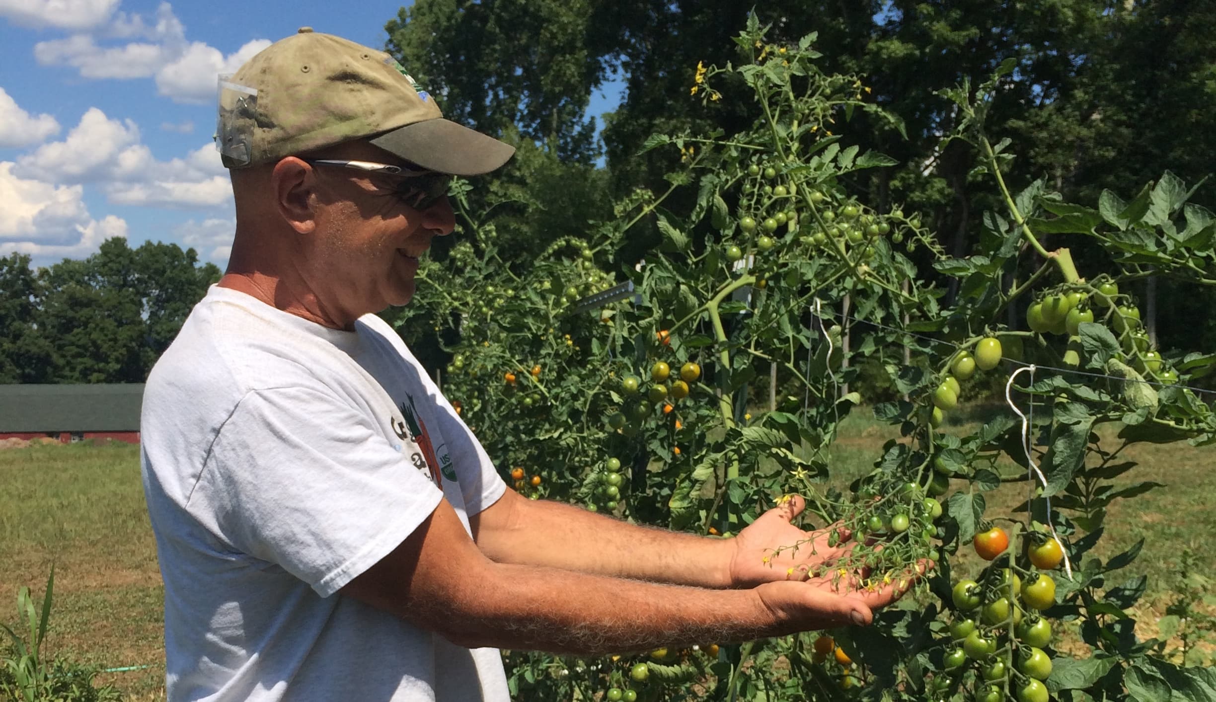 A farmer at work